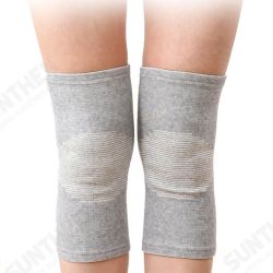 1 Pair Polyester Fiber Breathable Bamboo Charcoal Knee Pad Running Fitness Sports Protective Gear