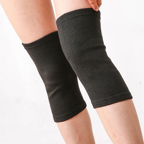 1 Pair Polyester Fiber Breathable Bamboo Charcoal Knee Pad Running Fitness Sports Protective Gear