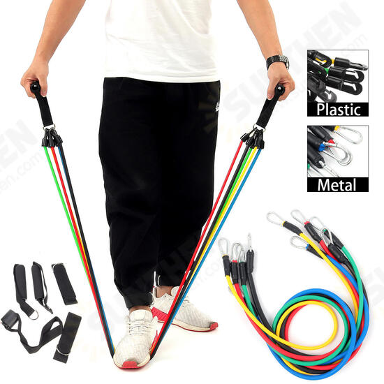 11PCS/SET Fitness Resistance Bands Sport Gym Yoga Belt Body Beauty Band 11PCS/SET Fitness Resistance Bands Sport Gym Yoga Belt Body Beauty Band