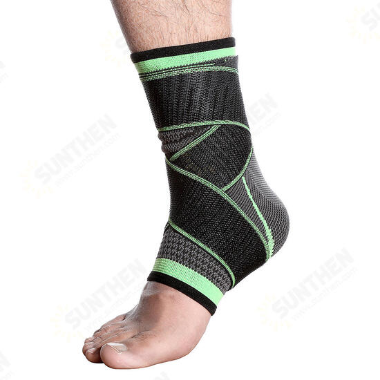 1PC Breathable Ankle Support Anti Fatigue Compression Basketball Sports Ankle Guard Fitness Protective Gear