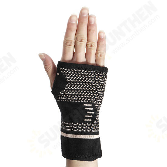 1PC Copper Infused Wrist Sleeve Palm Hand Support Outdoor Sports Bracer Support Fitness Protective Gear 1PC Copper Infused Wrist Sleeve Palm Hand Support Outdoor Sports Bracer Support Fitness Protective Gear