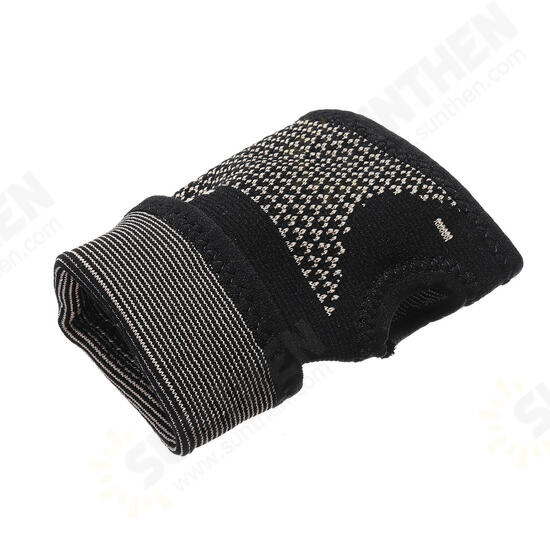 1PC Copper Infused Wrist Sleeve Palm Hand Support Outdoor Sports Bracer Support Fitness Protective Gear