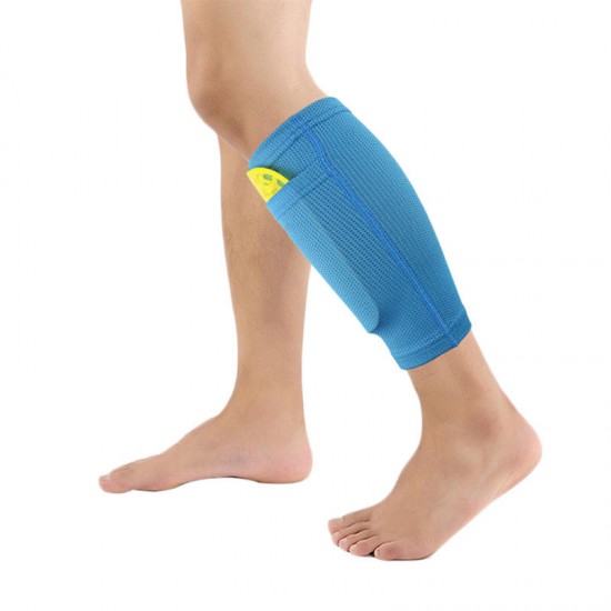 1PC Nylon Soccer Protective Leg Shin Guard Sock Football Pads Leg Sleeve Support With Pocket