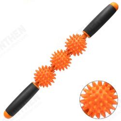 3-Balls Massage Stick Thorn Muscle Massage Roller Yoga Ball Fitness Fatigue Relaxion Tool 3-Balls Massage Stick Thorn Muscle Massage Roller Yoga Ball Fitness Fatigue Relaxion Tool