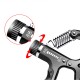 5-60kg Adjustable PP+TPR+Stainless Steel Spring Finger Trainer Counter Hand Gripper Strength Trainer Grip Fitness Equipment