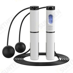 Adjustable PVC Jump Rope Wire/Wireless Ball Double-use Skipping Rope Professional with Counter for Fitness Home Workout