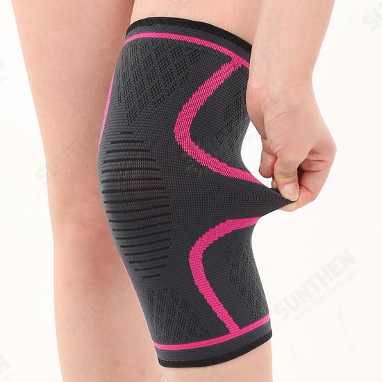 Knee Pad Fitness Running Cycling Nylon Elastic Knee Support Non-slip Warm Protector