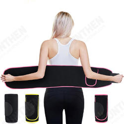 Nano Silver Coating Fitness Waist Belt Support Quick Sweating Women Men Slimming Trimmer Belt