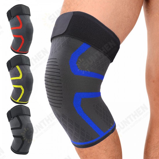 Nylon Sports Protective Fitness Knee Pad Support Breathable Gym Exercise Knee Brace Protector