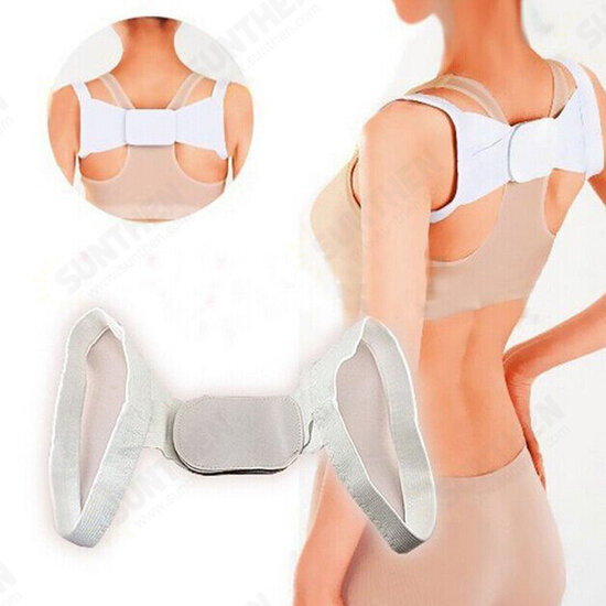 Polyester Adjustable Back Support Belt Chest Belt Girls Women Shoulder Corrector Fitness