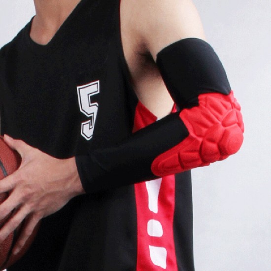 Polyester Fiber Elbow Sleeve Guards Fitness Protective Pads Anti Collision Elbow Support Arm Guard