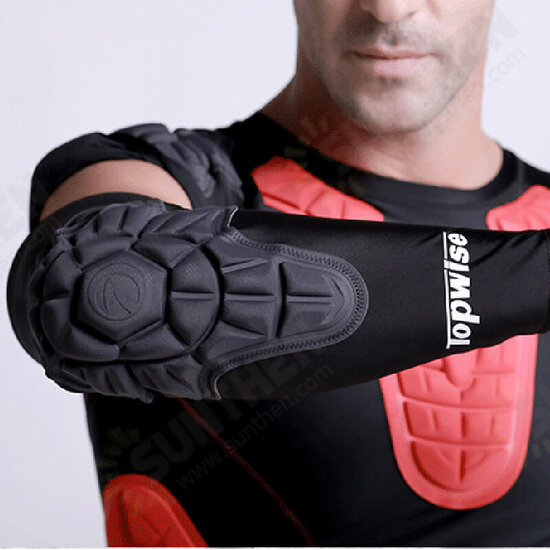 Polyester Fiber Elbow Sleeve Guards Fitness Protective Pads Anti Collision Elbow Support Arm Guard