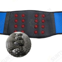 Tourmaline Self-Heating Waist Belt Far Infrared Magnetic Therapy Spontaneous Heating Brace Fitness Protective Gear