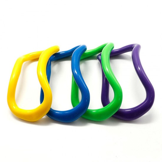 Yoga Ring Resistance Bands Circle Muscle Trainer Body Building Pilates Gym Fitness Equipment