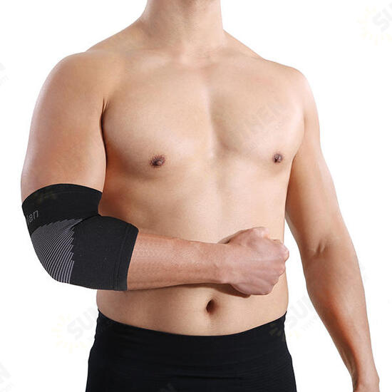 A21 Classic Black Sports Elbow Sleeve Brace - 1PC A21 Classic Black Sports Elbow Sleeve Brace - 1PC