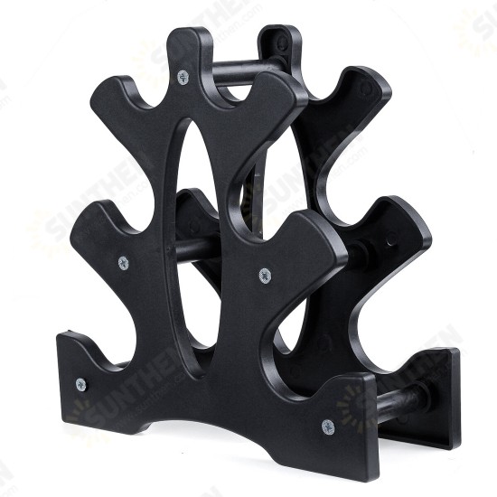 Plastic Dumbbell Rack Compact Dumbbell Holder Tree Stand Support Bracket