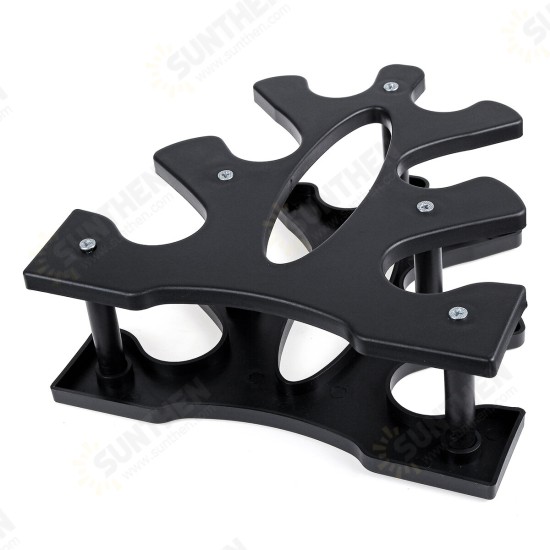 Plastic Dumbbell Rack Compact Dumbbell Holder Tree Stand Support Bracket