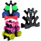 Plastic Dumbbell Rack Compact Dumbbell Holder Tree Stand Support Bracket