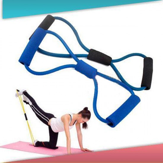 Resistance Bands Tube Fitness Muscle Workout Exercise Yoga Tubes