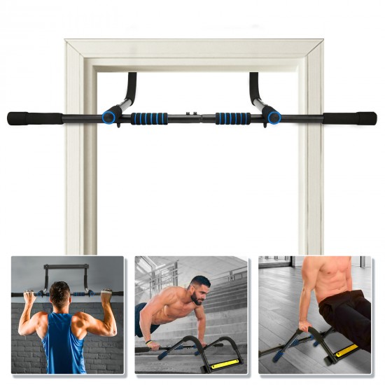 85CM Adjustable Door Frame Pull Up Bar 100KG Pull-Up Bar Without Screws Robust with Foam for Upper Body Workout Fitness Home Training