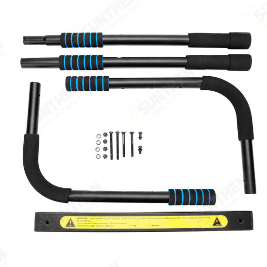 85CM Adjustable Door Frame Pull Up Bar 100KG Pull-Up Bar Without Screws Robust with Foam for Upper Body Workout Fitness Home Training