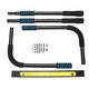 85CM Adjustable Door Frame Pull Up Bar 100KG Pull-Up Bar Without Screws Robust with Foam for Upper Body Workout Fitness Home Training