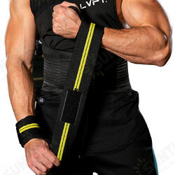 1PC Elastic Bracers Breathable Yoga Weight Lifting Grips Bandage Hand Wrist Support Fitness Protective Gear