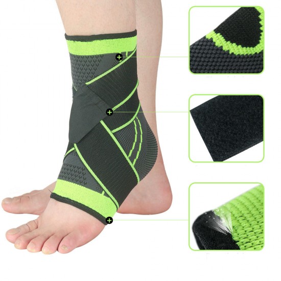 Nylon Breathable Ankle Support Warmer Sports Gym Ankle Protection Fitness Gear