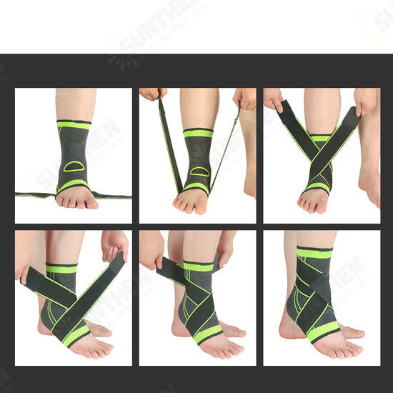 Nylon Breathable Ankle Support Warmer Sports Gym Ankle Protection Fitness Gear Nylon Breathable Ankle Support Warmer Sports Gym Ankle Protection Fitness Gear