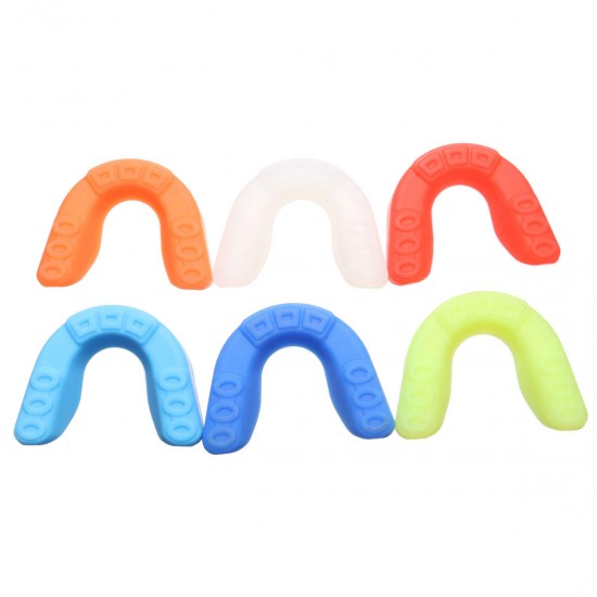 Silicone Mouth Guard Gum Shield Boil Bite Teeth Protection for MMA Boxing Braces