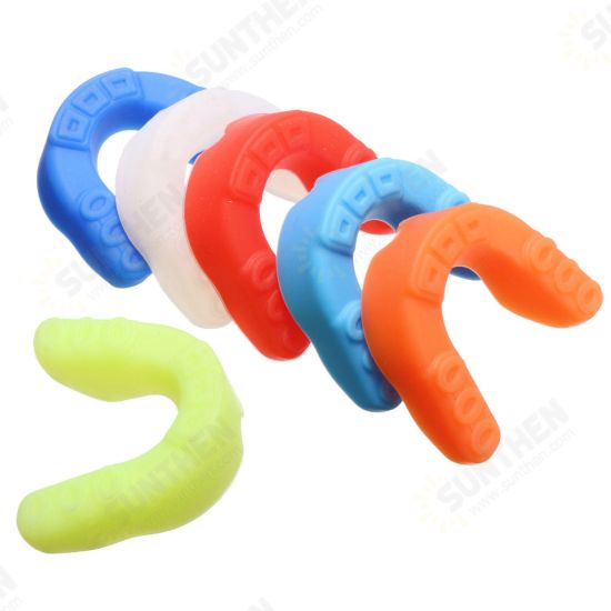 Silicone Mouth Guard Gum Shield Boil Bite Teeth Protection for MMA Boxing Braces