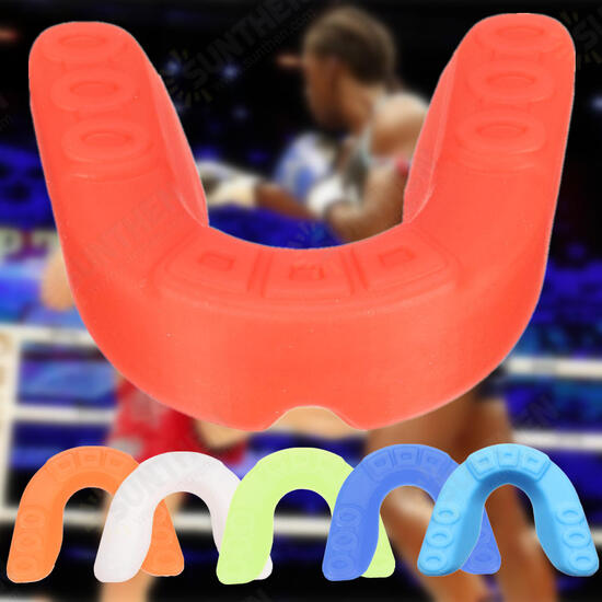 Silicone Mouth Guard Gum Shield Boil Bite Teeth Protection for MMA Boxing Braces