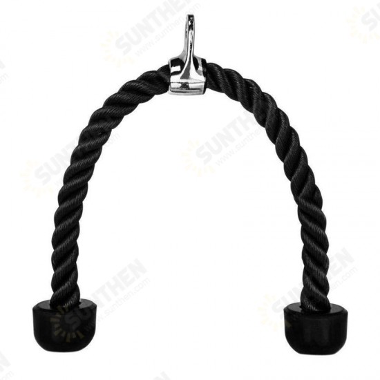 Tricep Abdominal Crunches Rope Pull Down Muscle Body Building Pull Rope Gym Fitness Exercise Tools