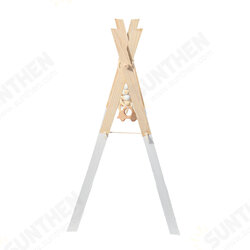 Wood Baby Stand Play Toy Nursery Fun Hanging Toys Mobile Wood Rack Activity Gym
