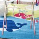 Wood Baby Stand Play Toy Nursery Fun Hanging Toys Mobile Wood Rack Activity Gym