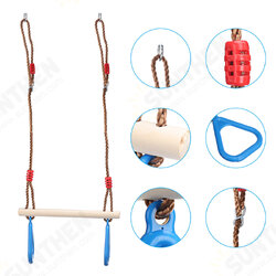 Wooden Hand Rings Climbing Swing Seat Toy Outdoor Sports Fitness Children Supplies Disc Monkey Kids Garden Accessories Toys Gift Wooden Hand Rings Climbing Swing Seat Toy Outdoor Sports Fitness Children Supplies Disc Monkey Kids Garden Accessories Toys Gift