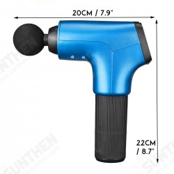 10 Speed Muscle Massager High Frequency Vibration Low Noise Body Tissue Massager Muscle Tension Relief with 4 Massage Head US/AU/EU Plug 10 Speed Muscle Massager High Frequency Vibration Low Noise Body Tissue Massager Muscle Tension Relief with 4 Massage Head US/AU/EU Plug