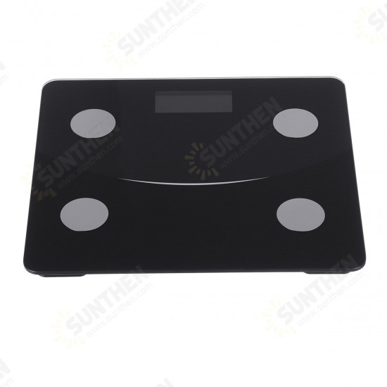 180KG Measurement Range Bluetooth Weight Scale With Smart APP LED Digital Display Bathroom Body Weight Scale