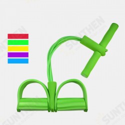 4-Tubes Fitness Elastic Sit Up Pull Rope With Pedal Abdominal Training Body Shaping Yoga Resistance Band 4-Tubes Fitness Elastic Sit Up Pull Rope With Pedal Abdominal Training Body Shaping Yoga Resistance Band