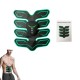 6 Mode 10 Intensity 8 Pads Muscle Training Slim Stimulator Abdominal Training Gear Fitness Exercise Tools