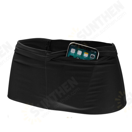 6 Pockets Breathable Fabric Running Waist Belt Pouch Jogging Phone Bag Cycling Waist Packbag