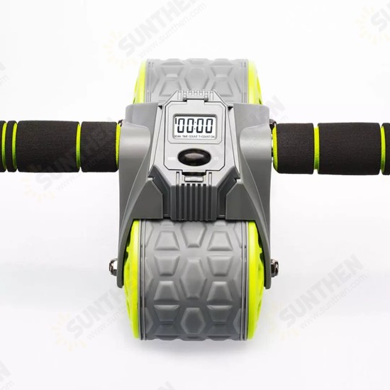 7th Smart Counting Automatic Rebound Abdominal Wheel Home Gym Fitness Equipment No Noise Abdominal Muscle Trainer