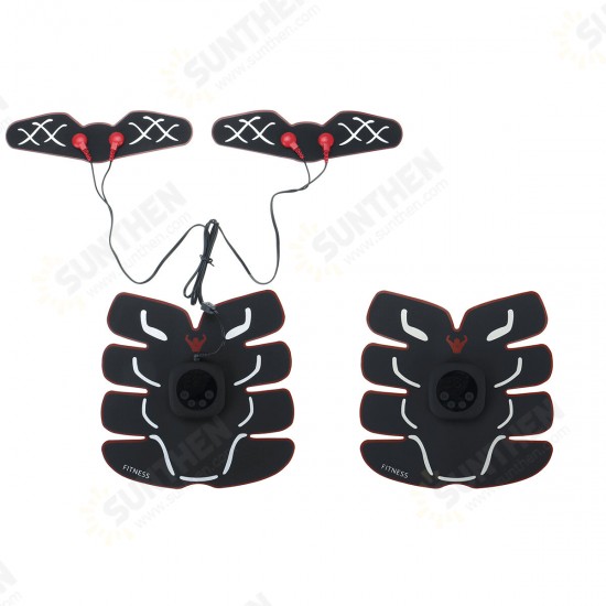 9 Levels EMS Muscle Stimulator Set ABS LED Display USB Fitness Equipment Body Shaping Massage Equipment Trainer Lazy Fitness 9 Levels EMS Muscle Stimulator Set ABS LED Display USB Fitness Equipment Body Shaping Massage Equipment Trainer Lazy Fitness