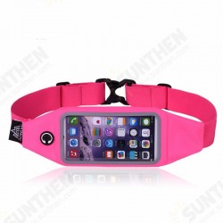 Sports Waist Belt Bag Pack 4.7/5.5 Inch Touch Screen Phone Case Holder Marathon Running