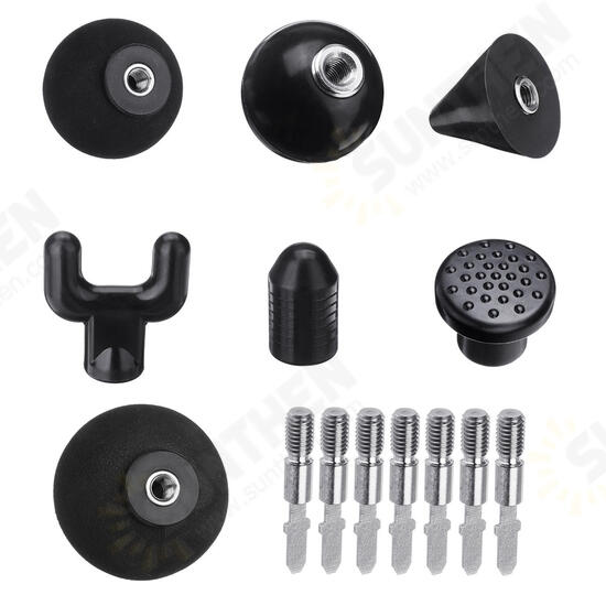 Black Professional Muscle Body Massager Replace Heads For Therapy Fascia Relief Pains Relax Electric Massager Black Professional Muscle Body Massager Replace Heads For Therapy Fascia Relief Pains Relax Electric Massager