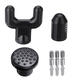 Black Professional Muscle Body Massager Replace Heads For Therapy Fascia Relief Pains Relax Electric Massager Black Professional Muscle Body Massager Replace Heads For Therapy Fascia Relief Pains Relax Electric Massager