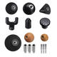 Black Professional Muscle Body Massager Replace Heads For Therapy Fascia Relief Pains Relax Electric Massager Black Professional Muscle Body Massager Replace Heads For Therapy Fascia Relief Pains Relax Electric Massager