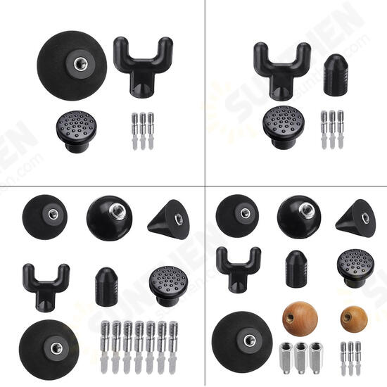 Black Professional Muscle Body Massager Replace Heads For Therapy Fascia Relief Pains Relax Electric Massager Black Professional Muscle Body Massager Replace Heads For Therapy Fascia Relief Pains Relax Electric Massager