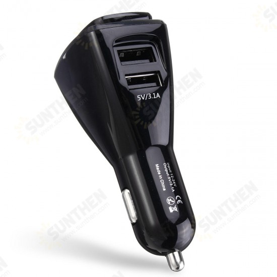 C2 Bluetooth Car Kit Handsfree Stereo Headset Dual USB In-ear Earbud Earphone C2 Bluetooth Car Kit Handsfree Stereo Headset Dual USB In-ear Earbud Earphone