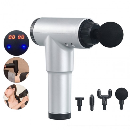 Display Touch Screen Percussion Massager 4000mAh 32 Levels Electric Massager Deep Tissue Massager for Muscle Tension Relief